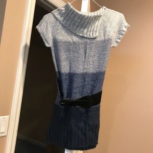 No Boundaries Sweater Dress with Belt NWT